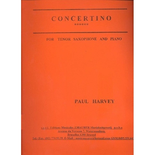 Concertino for Tenor Saxophone and Piano