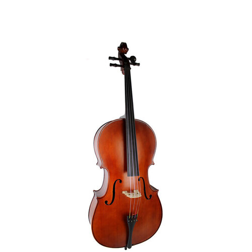 Ernst Keller CB295E Series 1/2 Size Cello Outfit in Antique Semi-Matte Finish