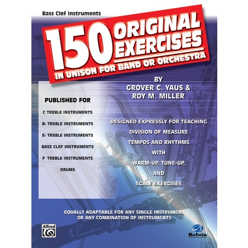 150 Original Exercises In Unison Bass Clef
