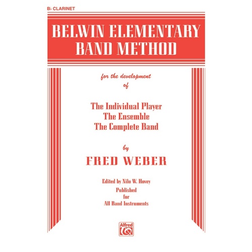 Belwin Elementary Band Method B Flat Clarinet