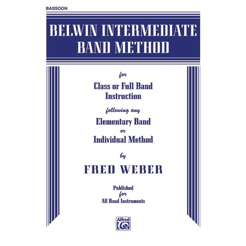 Belwin Intermediate Band Method for Bassoon