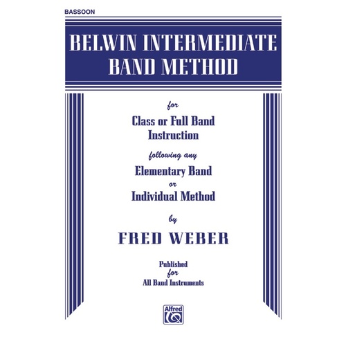 Belwin Intermediate Band Method Bassoon