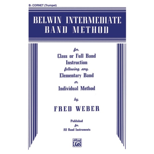 Belwin Intermediate Band Method Bb Cornet/Trumpet