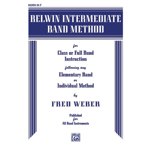 Belwin Intermediate Band Method Horn In F