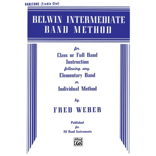 Belwin Intermediate Band Method for Baritone TC