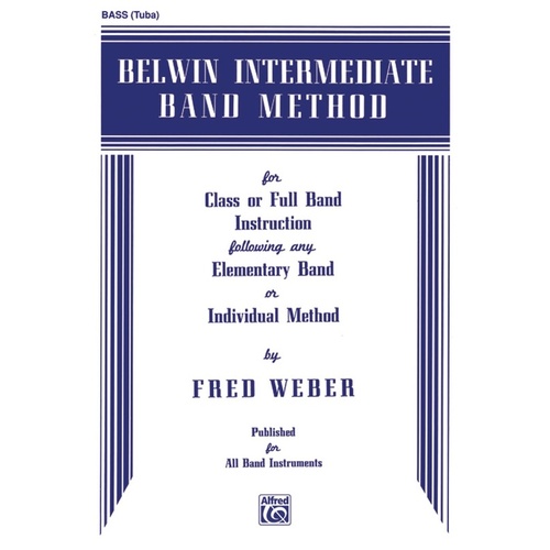 Belwin Intermediate Band Method Tuba