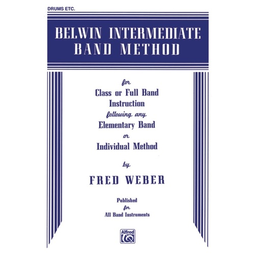 Belwin Intermediate Band Method Drums