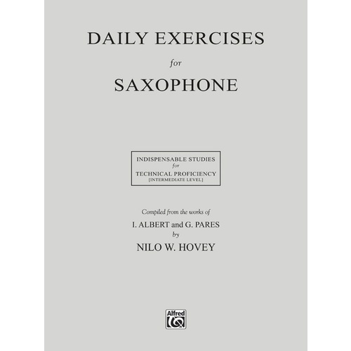 Daily Exercises Sax