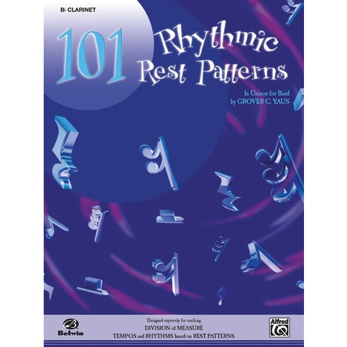 101 Rhythmic Rest Patterns for B Flat Clarinet Sheet Music
