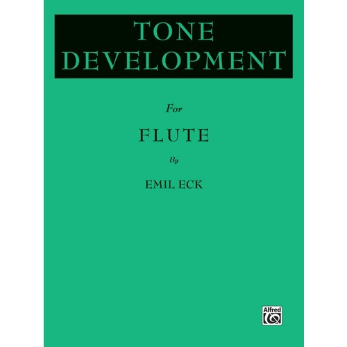 Tone Development For Flute