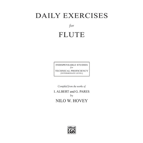 Daily Exercises For Flute
