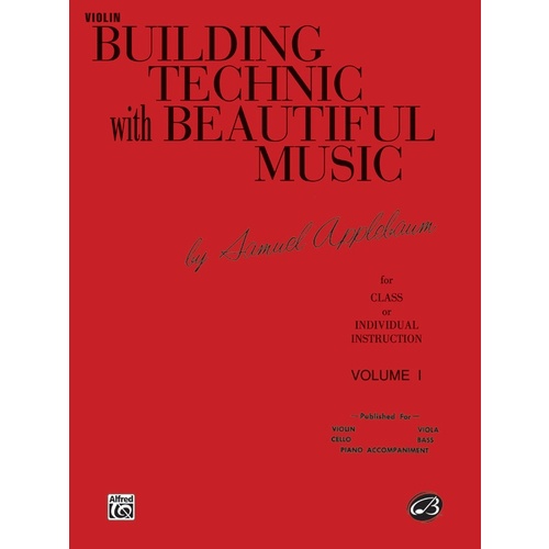 Building Technic With Beautiful Music Book 1 Violin