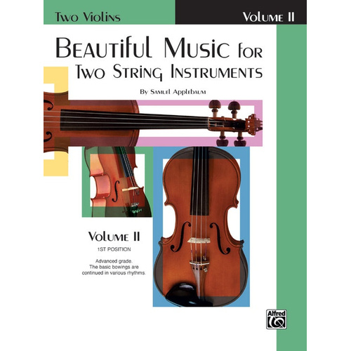 Beautiful Music for Two String Instruments Volume 2 - Duets for Two Violins