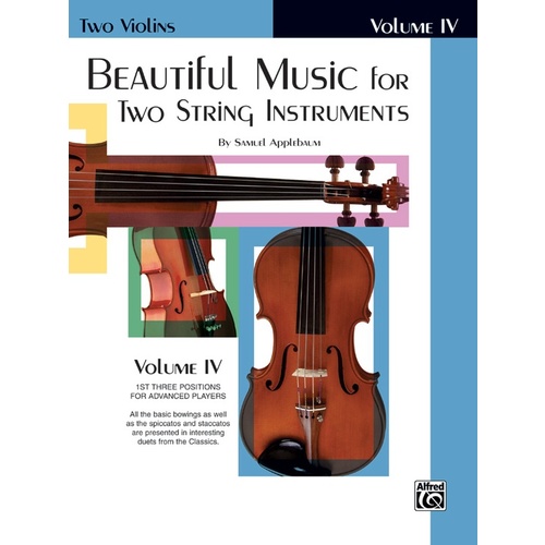 Beautiful Music For 2 Strings Book 4 Violin