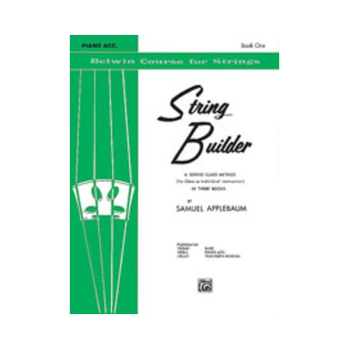 String Builder Book One - Violin Method with Piano Accompaniment
