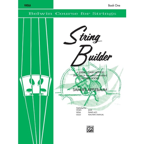 String Builder Book One - Viola Part