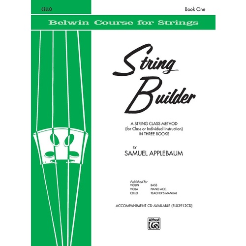 String Builder Book One - Cello Part