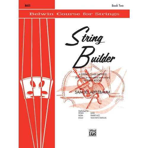 String Builder Book Two - Double Bass Sheet Music