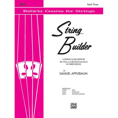 String Builder Book Three - Violin Part Sheet Music