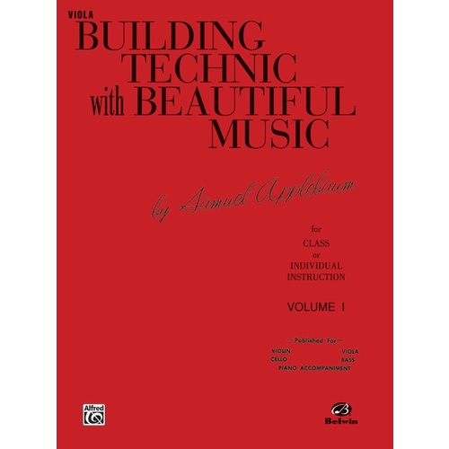 Building Technic with Beautiful Music Book 1 for Viola