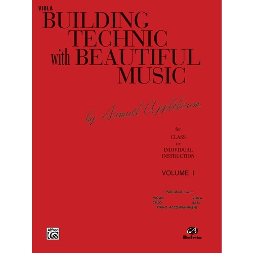 Building Technique With Beautiful Music Book 1 Viola