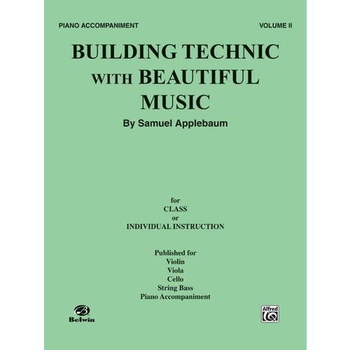 Building Technique With Beautiful Music Book 2 Acc