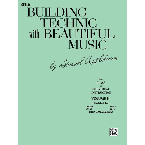 Building Technic with Beautiful Music Book 2 for Cello