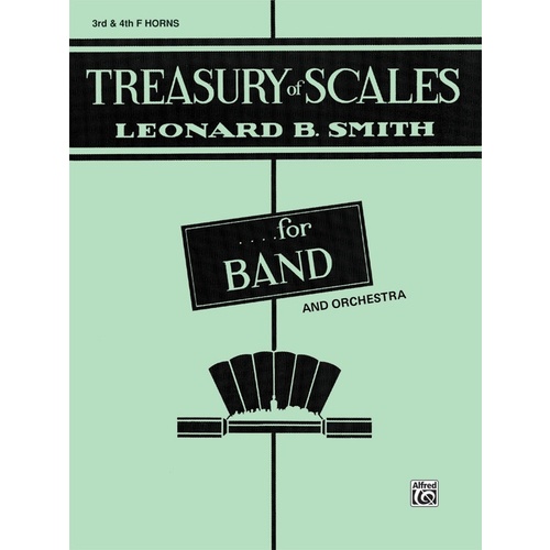 Treasury of Scales for 3rd and 4th Horn in F - French Horn Sheet Music