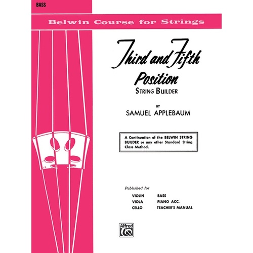 3rd And 5th Position Studies Bass