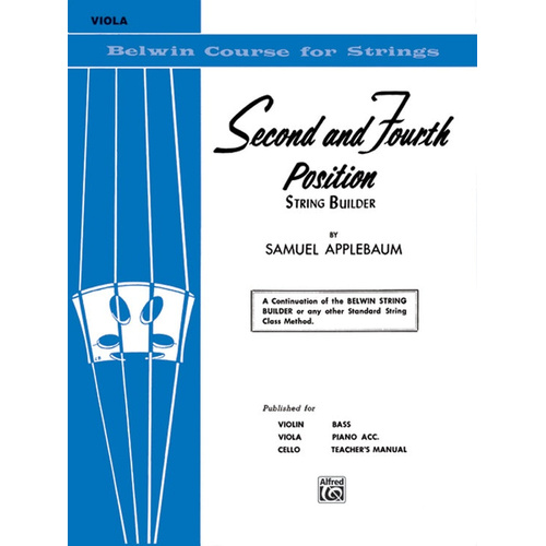 String Builder 2nd and 4th Position - Viola Sheet Music