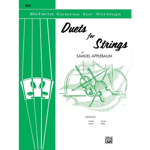 Duets For Strings Book 1 Bass