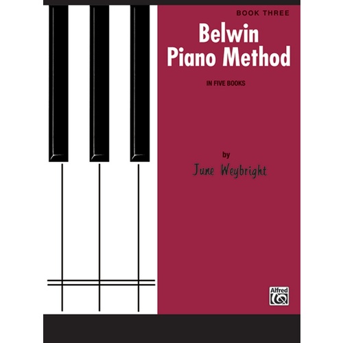 Belwin Piano Method Book 3