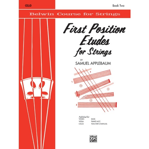 First Position Etudes For Strings Cello