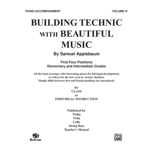 Building Technic Book 4 Piano Sheet Music
