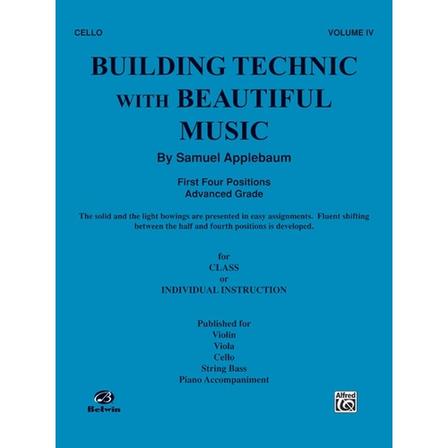 Building Technique With Beautiful Music Book 4 Vc