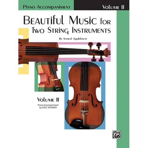 Beautiful Music for Two String Instruments Volume 2 - Piano Accompaniment Sheet Music