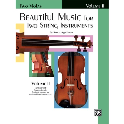 Beautiful Music For 2 Strings Book 2 Viola