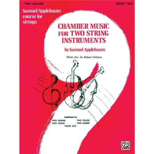 Chamber Music 2 Strings Book 2 Violin