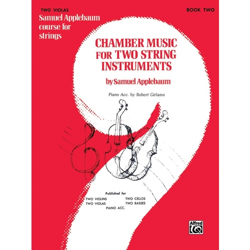 Chamber Music 2 Strings Book 2 Viola