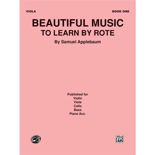 Beautiful Music to Learn by Rote Book 1 Viola Sheet Music
