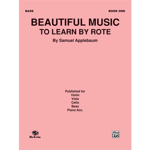 Beautiful Music to Learn by Rote Book 1 Double Bass Sheet Music