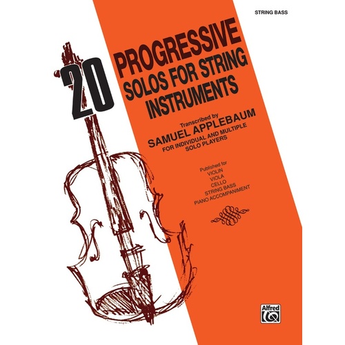 20 Progressive Solos For String Instruments Bass
