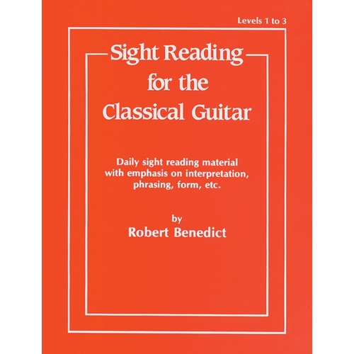 Sight Reading For Classical Guitar Level 1-3