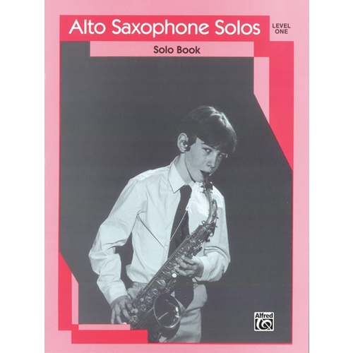 Alto Saxophone Solos Level 1 Sheet Music Book