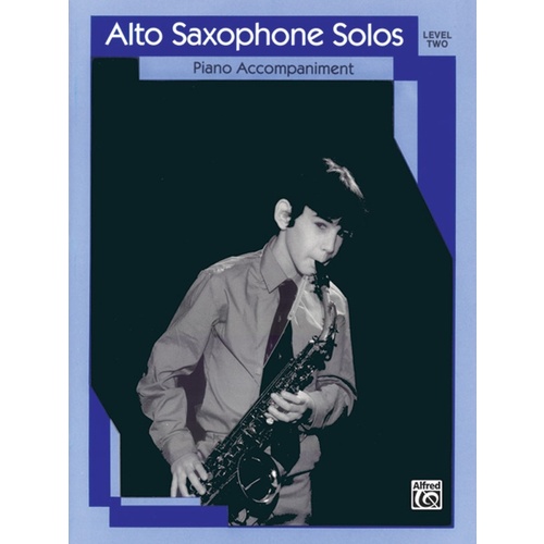 Alto Sax Solos Level 2 Piano Only