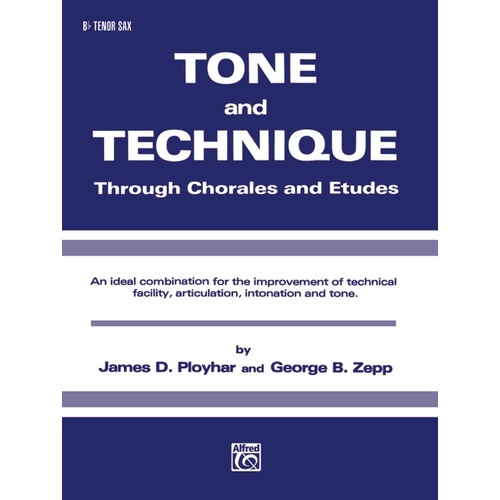 Tone and Technique B Flat Tenor Saxophone Sheet Music