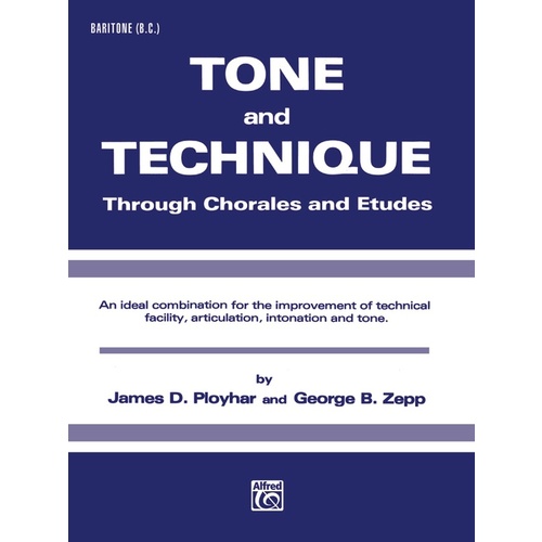 Tone and Technique Baritone BC Concert Band Sheet Music