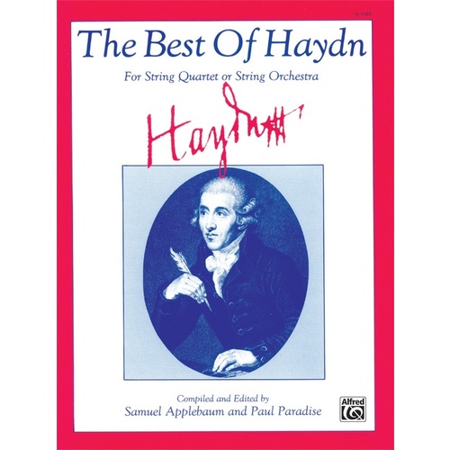 Best of Haydn String Orchestra Score Ed Applebaum/Paradi