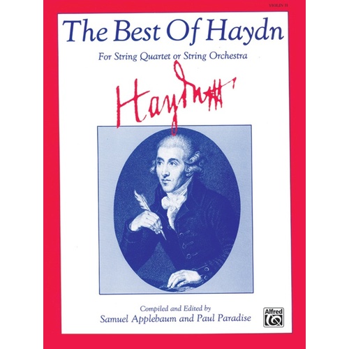 Best of Haydn String Orchestra Violin 2 Ed Applebaum/Paradi