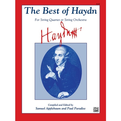 Best of Haydn String Orchestra Sheet Music Edition by Applebaum/Paradise